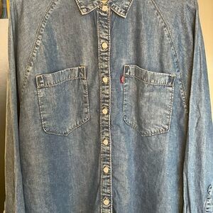 Levi's Blue Denim Shirt